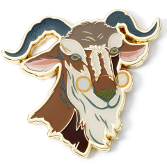 Wicked For Good Dr Dillamond Pin badge