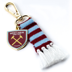 West Ham crest and scarf back pack hanger