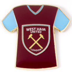 West Ham shirt pin badge with crest