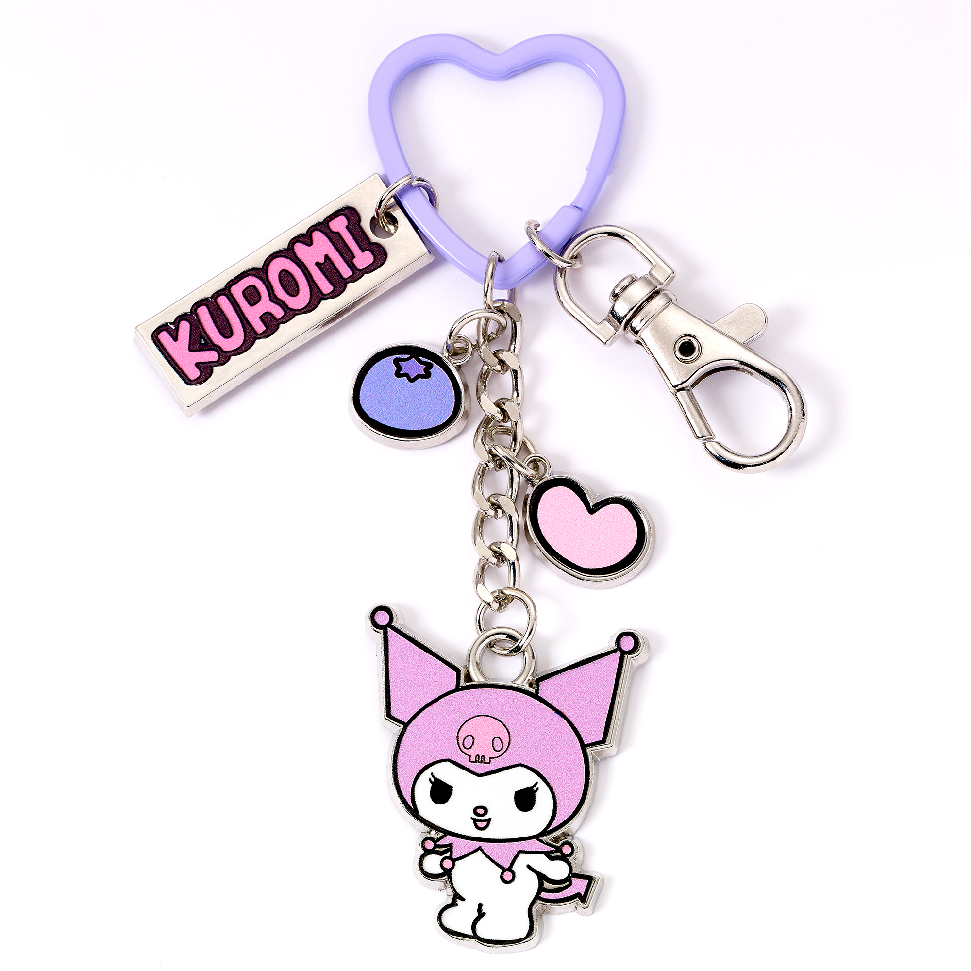 Hello Kitty Kuromi Keyring with Charms