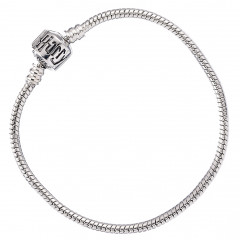 Harry Potter Silver Plated Bracelet for Slider Charms M 19cm - HP0028-19